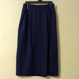 NWT Vintage Navy blue Pencil Skirt